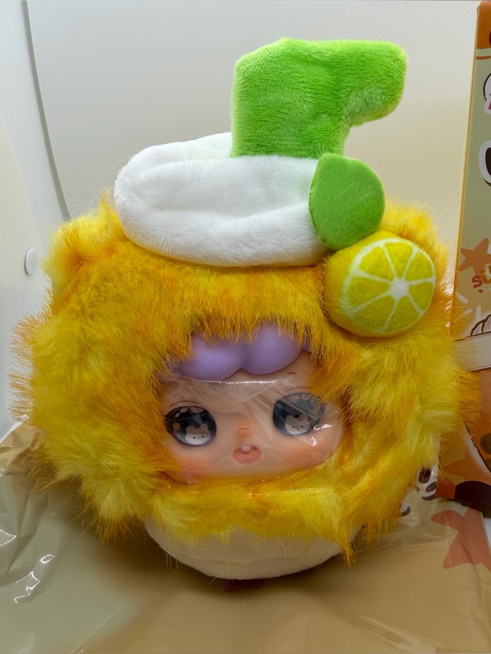 Nina’s Vacation Snacks Confirmed Yellow Lemon Fizz Plush Doll